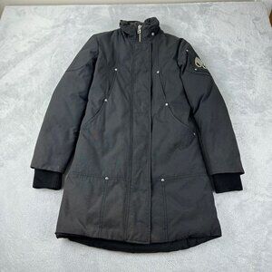 Moose Knuckles Black Down Parka Women's XS
